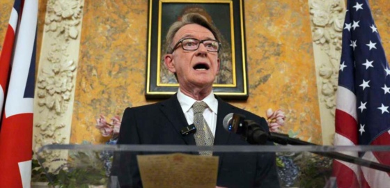 UK Government Ousts US Ambassador Peter Mandelson